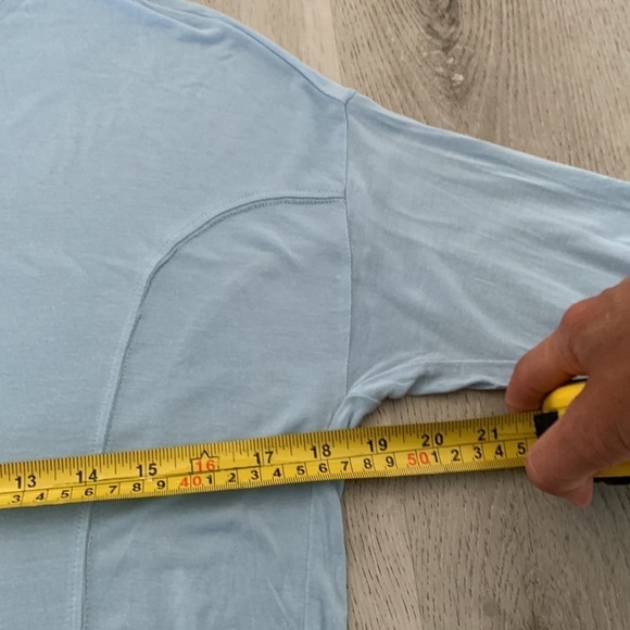 Sweaty Betty Exalt Long Sleeve Top Air Blue‎ size XS - Picture 10 of 15